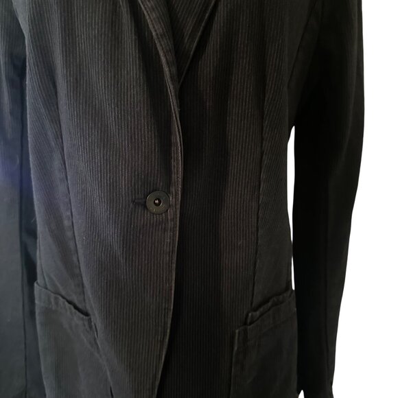 Banana Republic black corduroy blazer jacket size 10 - Picture 5 of 7